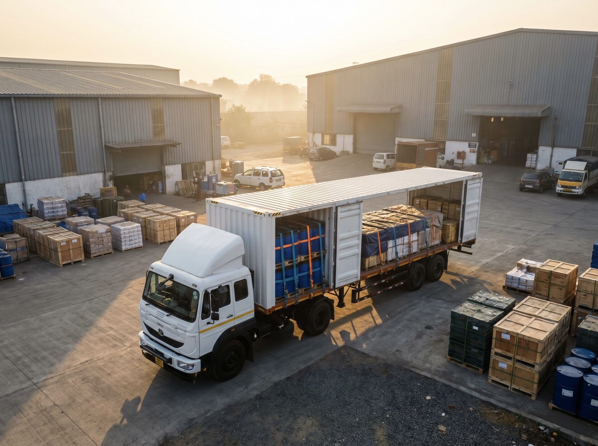 Fleeton Logistics PTL loading operations at warehouse